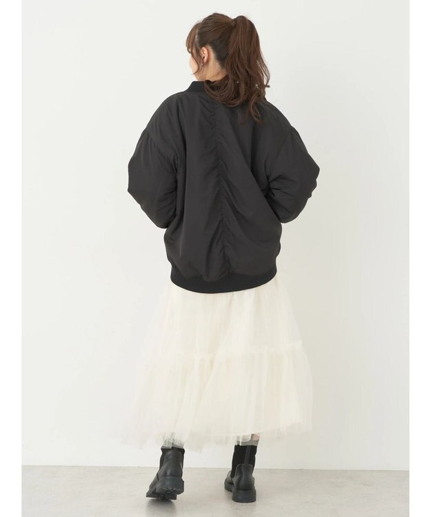 earth music&ecology リバーシブルＭＡー１ Black