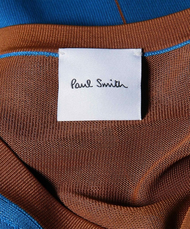 Paul Smith シアーレイヤード 長袖カーディガン ブルー