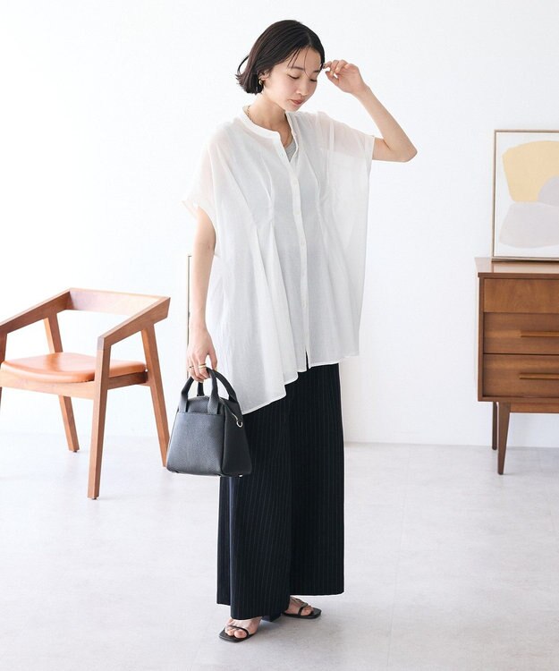 CRAFT STANDARD BOUTIQUE 【追加】ヴィンテージボイルタックチュニック White