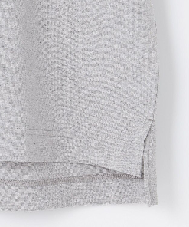 23区GOLF 【MEN】【23Fondation】半そで モックネックシャツ ライトグレー系