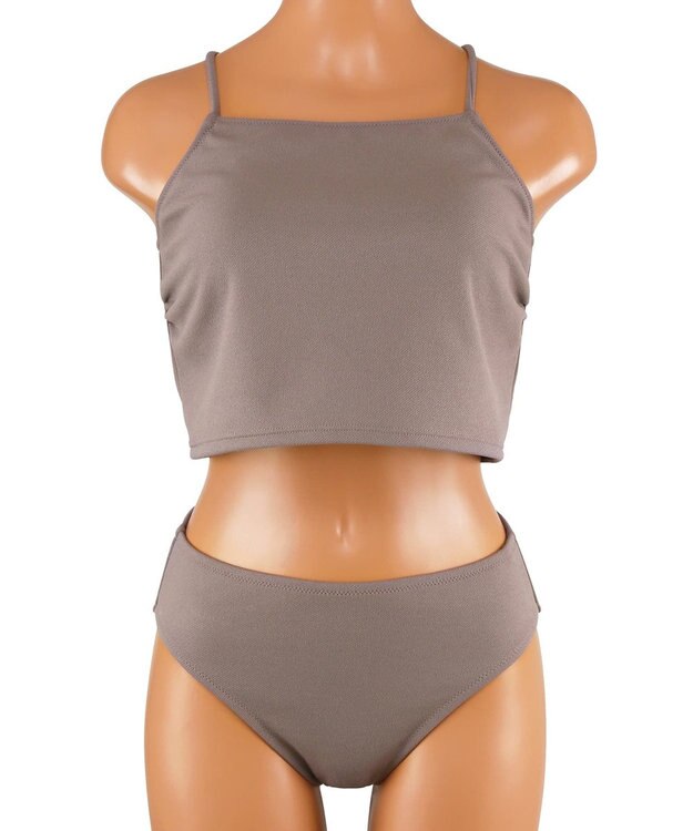 San-ai Resort（三愛水着楽園） ３点セット水着　9M・11L【San-ai Resort（サンアイリゾート）】 グレー