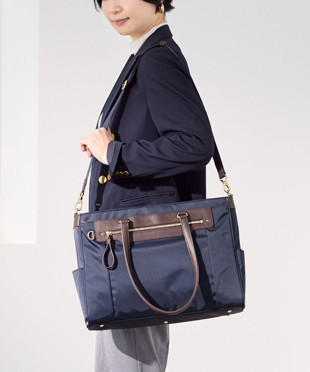 ACE BAGS & LUGGAGE ace. ビエナ3 ビジネスバッグ 14.0インチPC収納 A4 68702 エース ネイビー