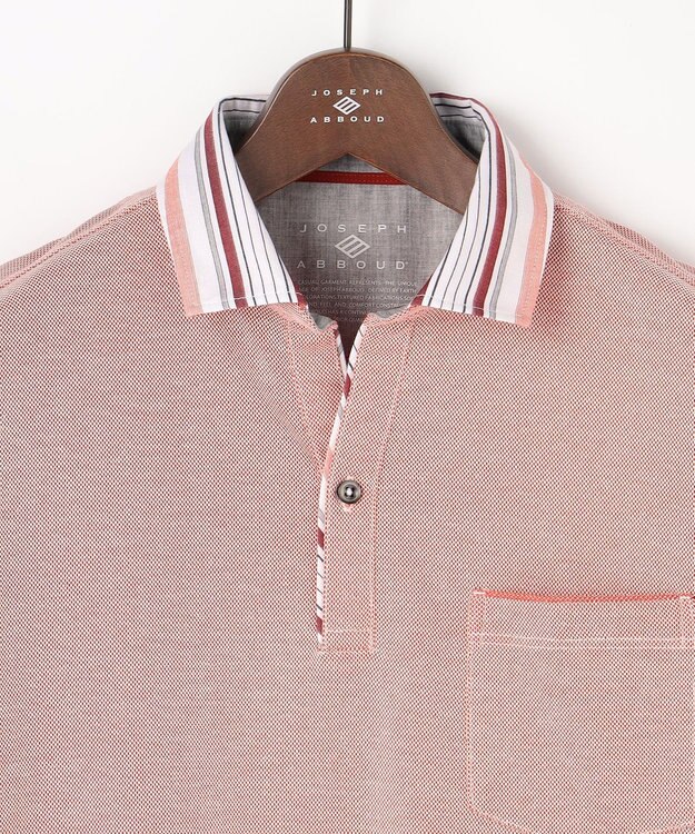 JOSEPH ABBOUD 【愛されて21年！オーガニックコットン使用】ダディ ポロシャツ オレンジ系