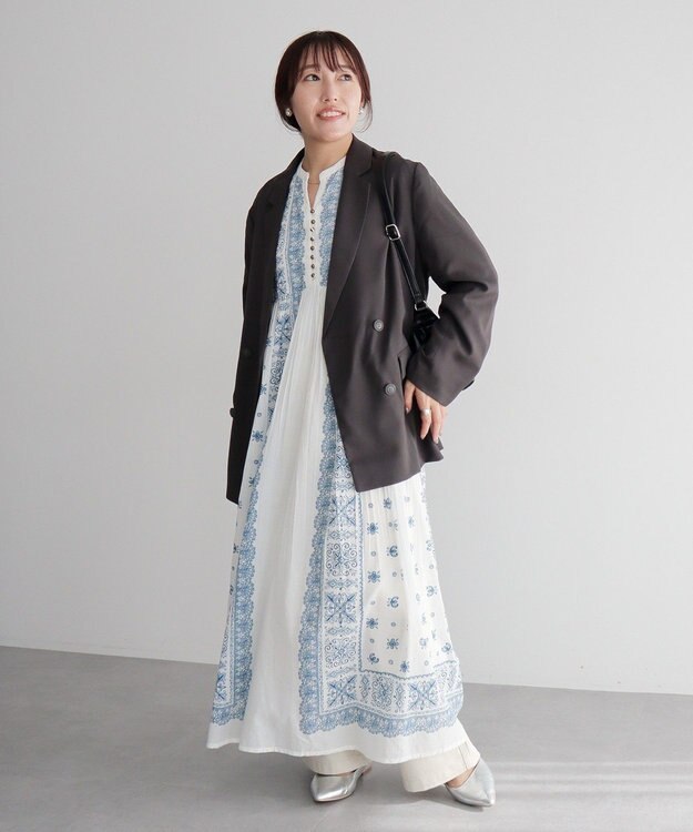 CRAFT STANDARD BOUTIQUE Ｗテーラードジャケット Dark Gray