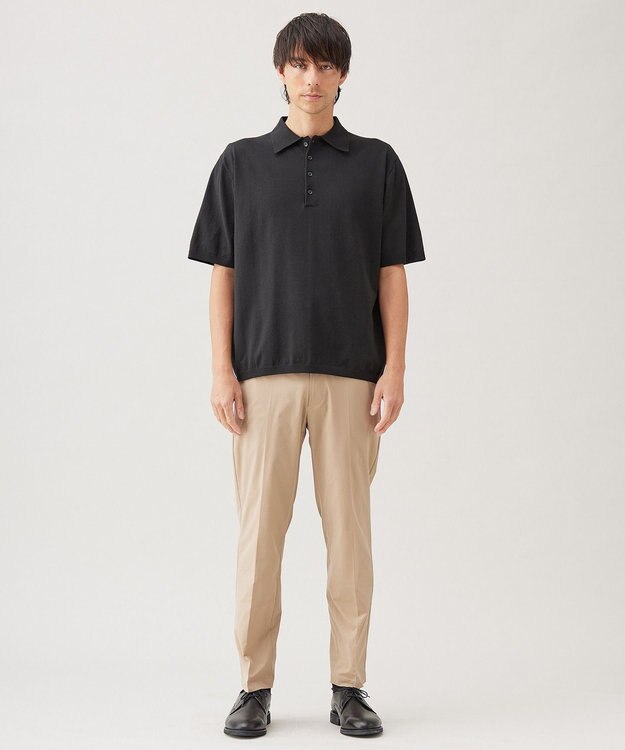 UNFILO MENS スゴ機能美 ニット ポロシャツ【ギフトにもおすすめ】 ダークカーキ