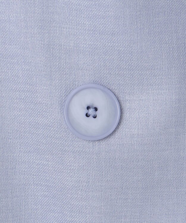 自由区 【洗える】ハーフスリーブ ジャケット サックス