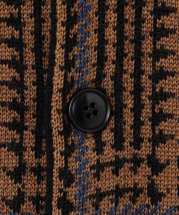 J.PRESS MEN ダブルジャガードニットベスト ブラウン系7