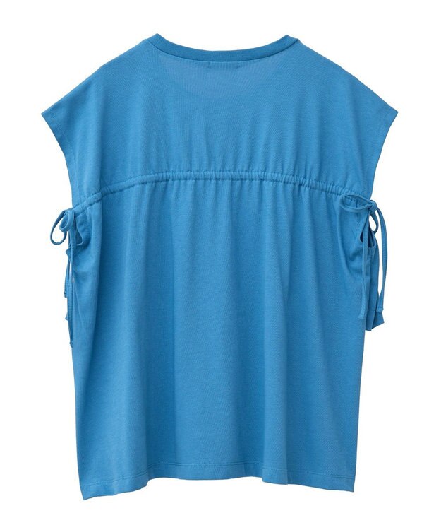 CRAFT STANDARD BOUTIQUE 接触冷感/ドロストフリルカットソープルオーバー Blue