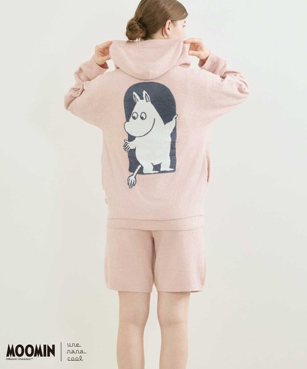 une nana cool 【ムーミン】 MOOMIN * une nana cool  なめらかふわふわフルジップパーカー OR