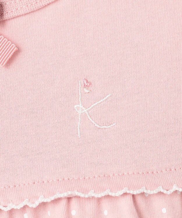 組曲 KIDS 【80-100㎝】 ドットティアードチュニック ピンク