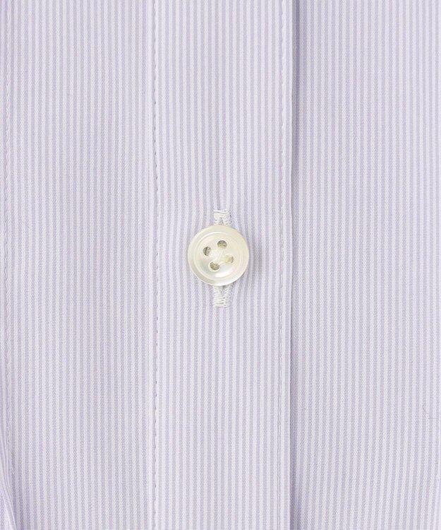 J.PRESS LADIES 【洗える】 BEZ VEGA ピンタック ストライプ ブラウス ふじ色系1