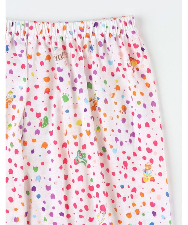 tsumori chisato SLEEP ツモリチサト パジャマ 綿混(本体) 天竺素材 9分袖 長袖 9分丈 レディース UDX594 /ワコール アイボリー