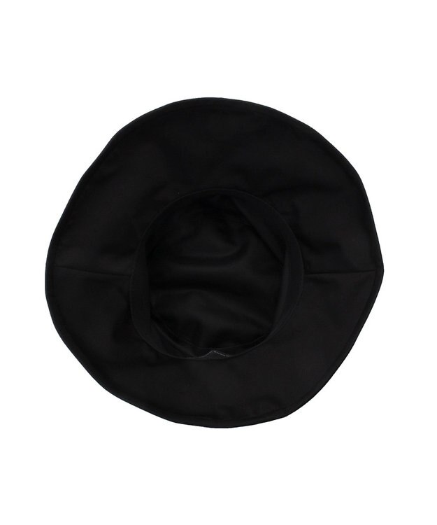 MOONBAT 【遮光100％/遮熱/UV】HIROKO KOSHINO(ヒロコ コシノ)遮光シアー カサブランカ 帽子 ゆったりMサイズ 手洗い可能/サイズ調整可能/日本製 ブラック