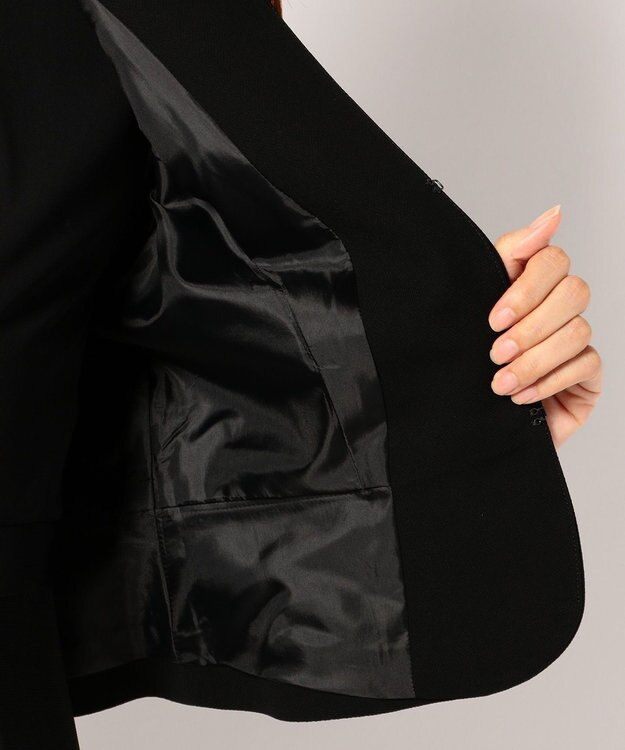 組曲 NOIR ガーシュストレッチバーズアイ ブラック系