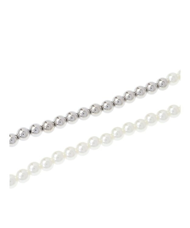 Green Parks ｅｖｅｒｙ　ｗａｌｋ．３ＷＡＹパールスマホショルダー Silver