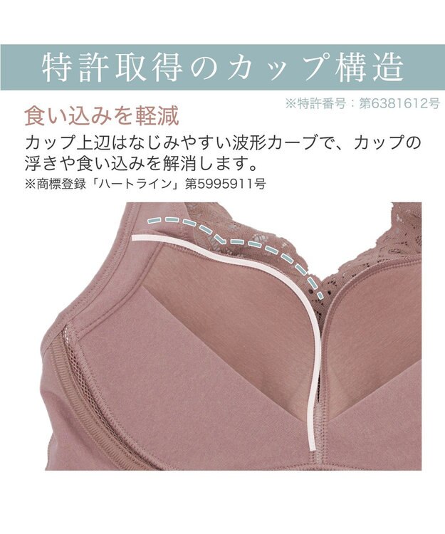 BRADELIS New York 【BRADELIS Me】Sweet Night Bra ノンワイヤー 補正 ナイトブラ 就寝中のバスト崩れを防ぐ ブラジャー ブラデリス ココア