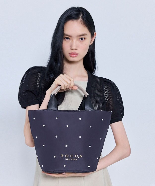 TOCCA SKIPPING ICON TOTE トートバッグ【星風まどかさん着用・WEB＆一部店舗限定】 ブラック系