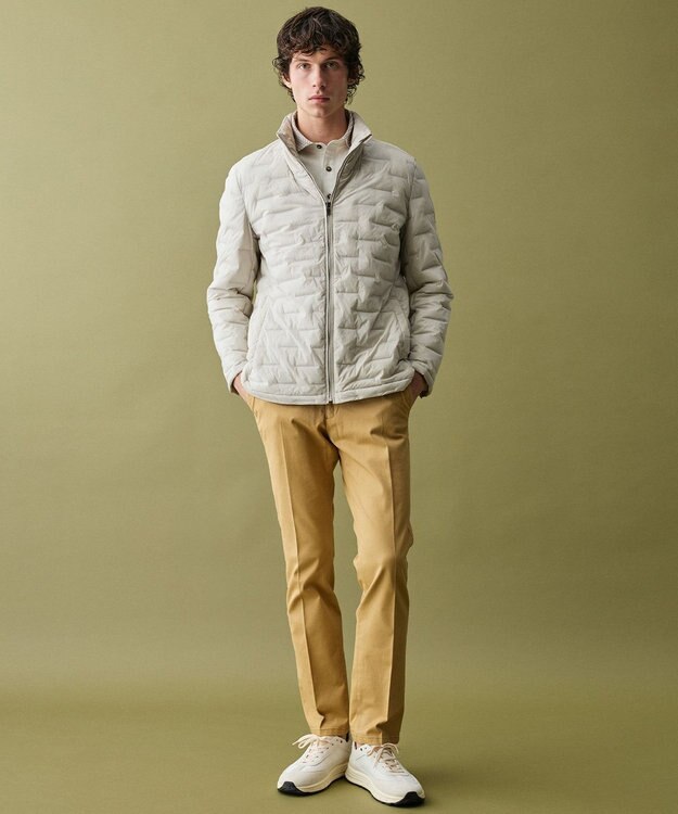 JOSEPH ABBOUD 【キングサイズ】オーガニックコットンダディポロ 26SSモデル アイボリー系