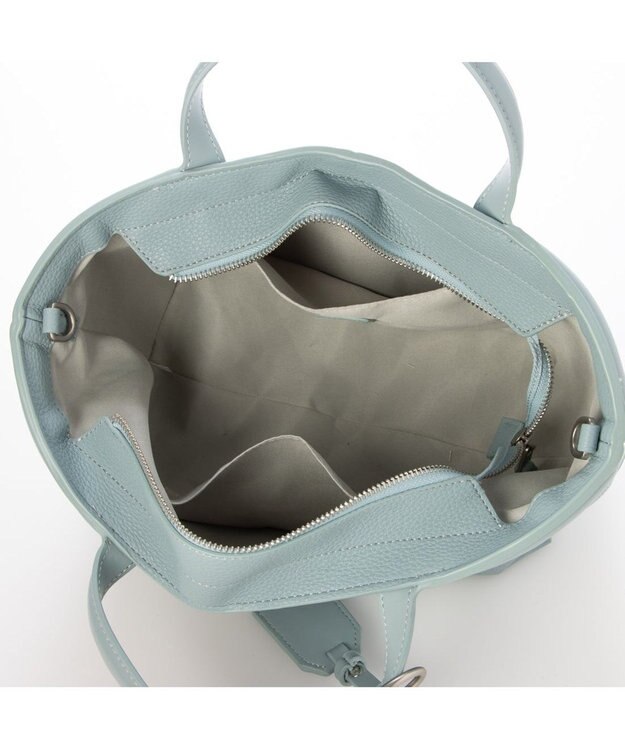 UNBILLION カカトゥ kakatoo / ハンドルポイント2wayトートバッグ サックスブルー