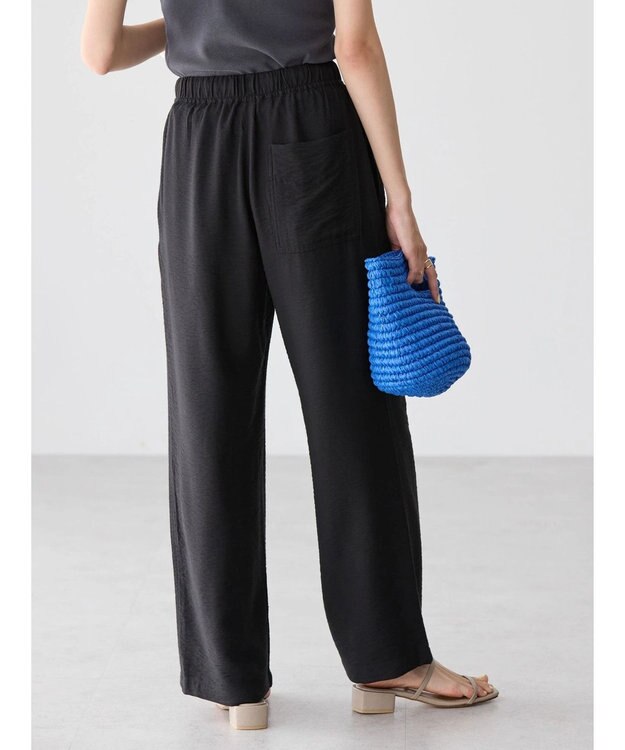 AMERICAN HOLIC 接触冷感Ｗポケットワイドパンツ Black