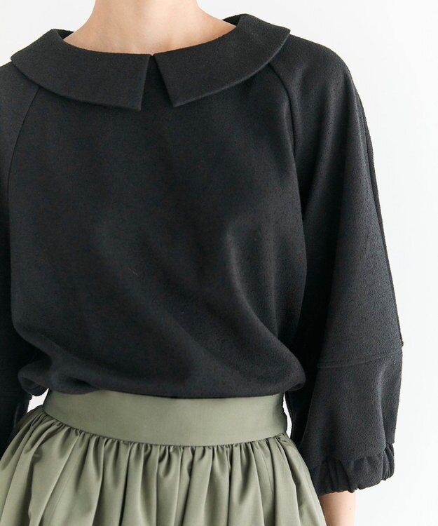 #Newans タフタボリュームバルーンスカート カーキ