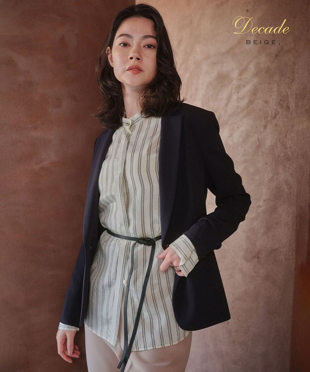 BEIGE， 【セットアップ対応】CINDY / テーラードジャケット Navy