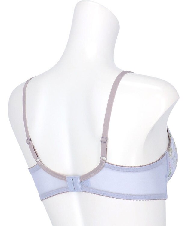 WACOAL 【重力ケアブラ】 ノンワイヤーブラ バストを重力から守る まる胸をキープ ラクなつけごこち Gカップまで対応 大きいサイズ レディース BXB194 /ワコール ブルー