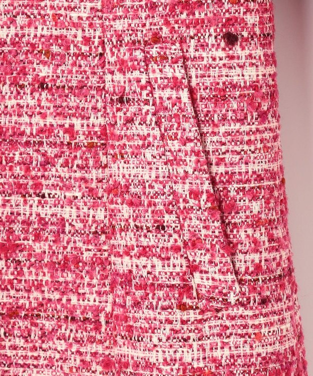 TOCCA CAMELOT TWEED コート オールドローズ系