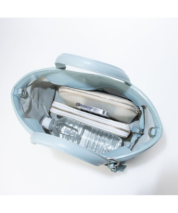 UNBILLION カカトゥ kakatoo / ハンドルポイント2wayトートバッグ サックスブルー