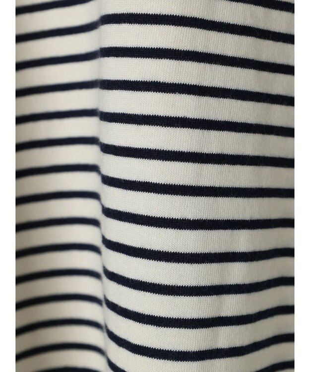 AMERICAN HOLIC ドルマン変形カットプルオーバー Border Navy