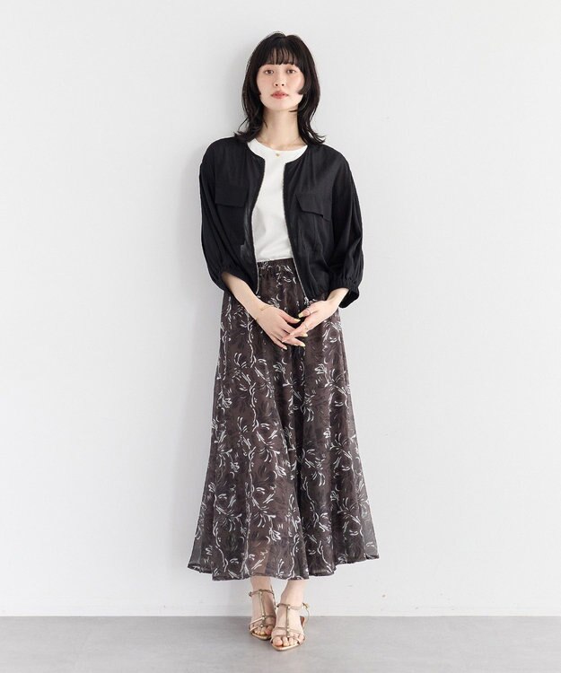 YECCA VECCA コットンスムースノースリーブトップス Off White