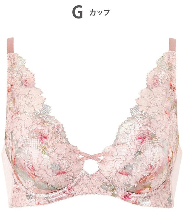 WACOAL 【重力ケアブラ】 ノンワイヤーブラ バストを重力から守る まる胸をキープ ラクなつけごこち Gカップまで対応 大きいサイズ レディース BXB194 /ワコール ピンク