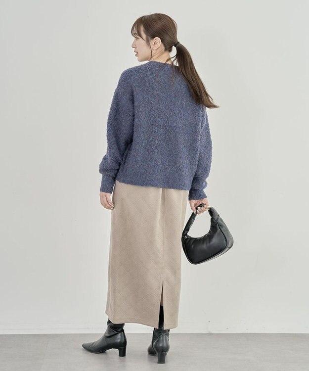 Green Parks ブークレニットプルオーバー Navy