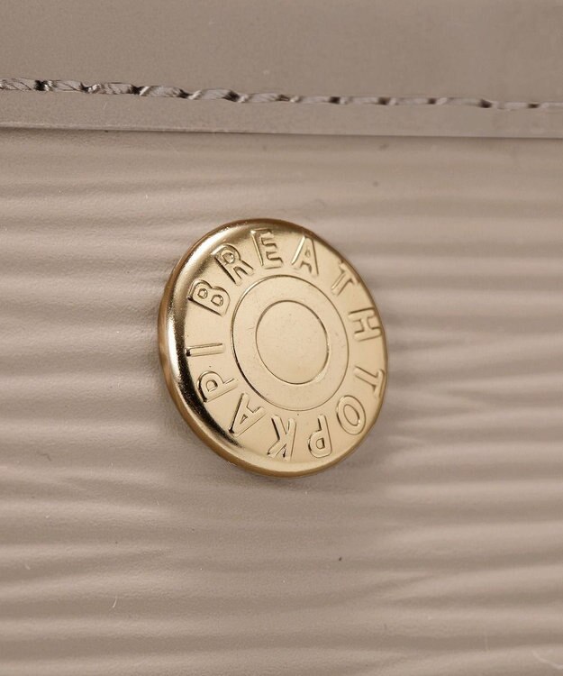 TOPKAPI 【Breath TOPKAPI】RIPPLE リプル ショルダー付き シンプル ミニ トートバッグ サンドグレー