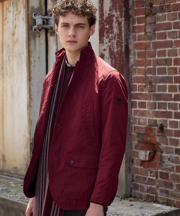 JOSEPH ABBOUD 【ECO撥水/8ポケット】サスティナブルレジャーブルゾン ワイン系
