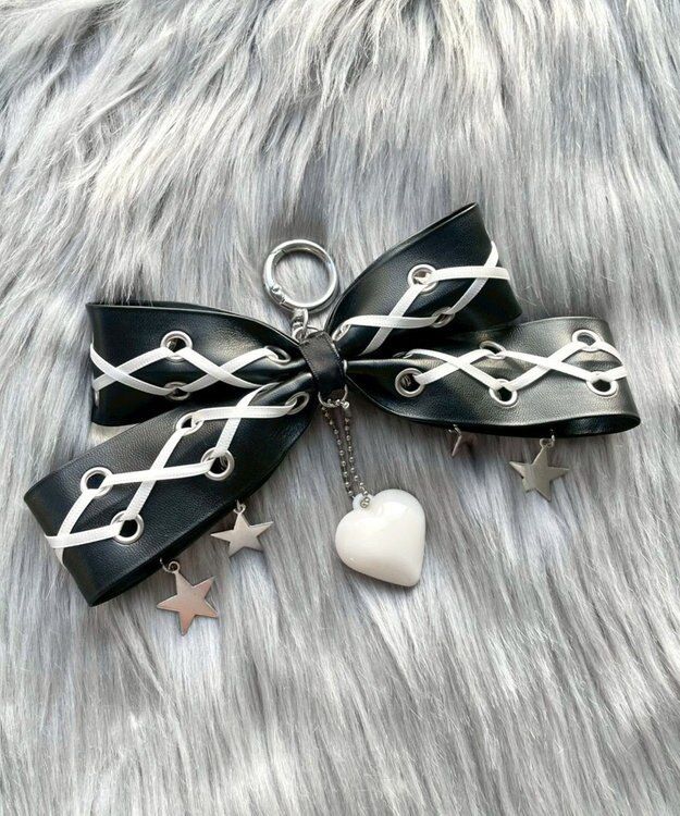 WEGO BIGリボンキーホルダー 柄1