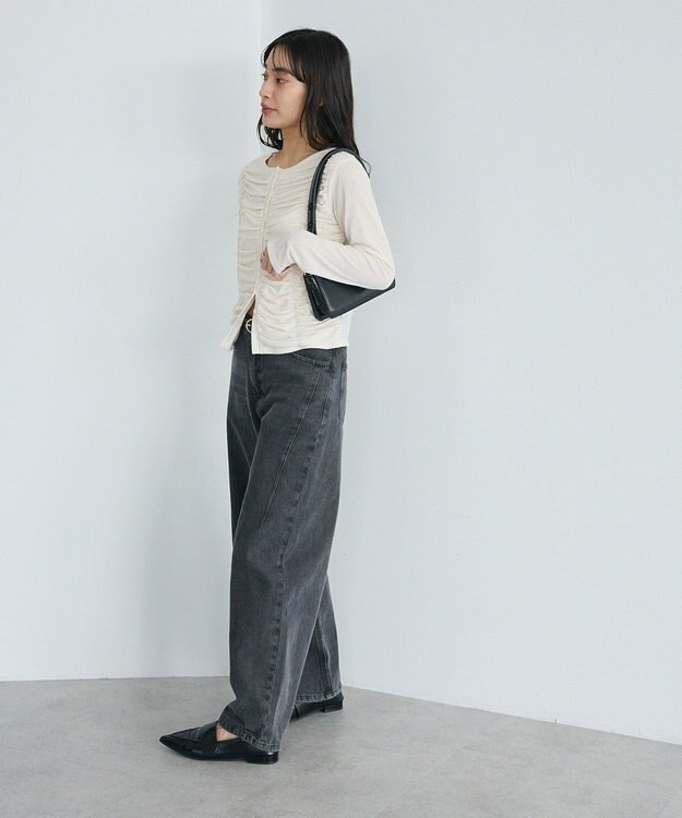 CRAFT STANDARD BOUTIQUE シャーリングカーディガン Ivory