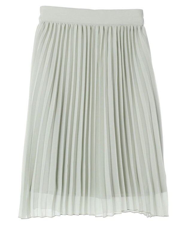 earth music&ecology すきな丈シフォンプリーツスカート Mint