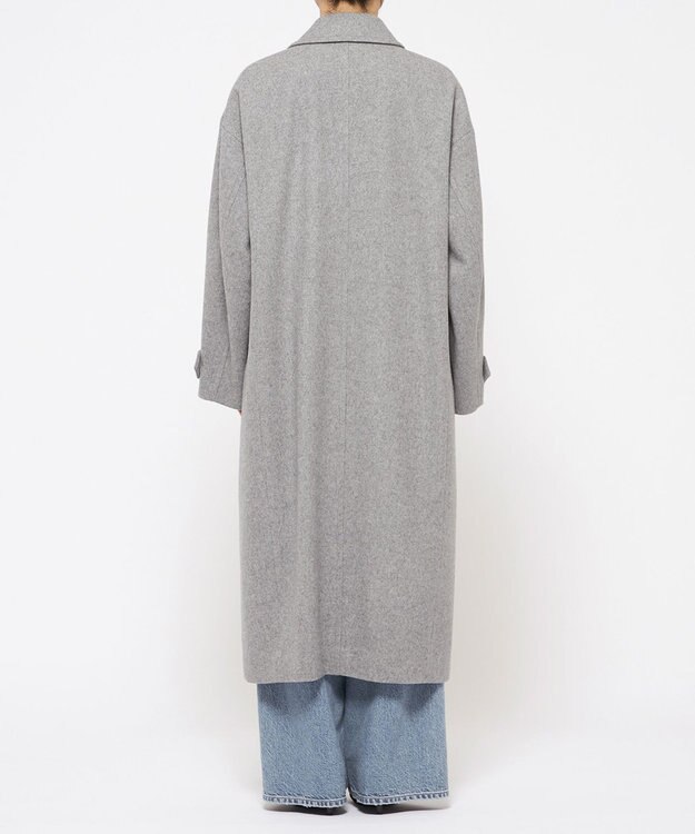 uncrave ロング チェスターコート（uncrave WHITE） ライトグレー