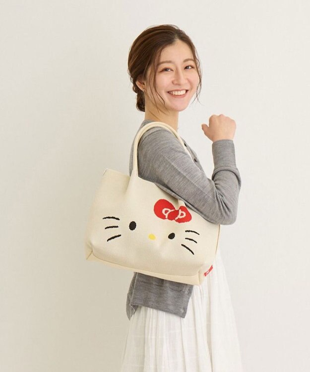 ROOTOTE 8382【サンリオ】IP.デリ.ルフル.ハローキティ-A 02：アイボリー