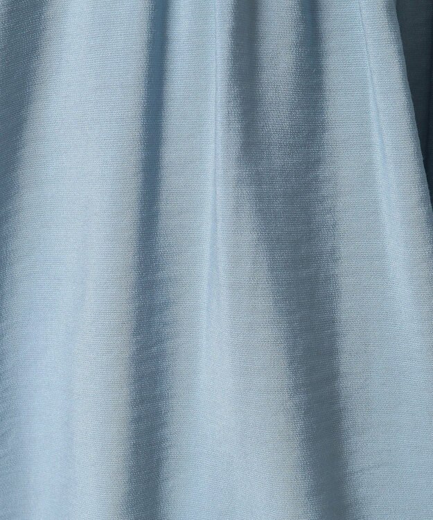 AMERICAN HOLIC 接触冷感Wポケット5分袖ショートシャツ Sax