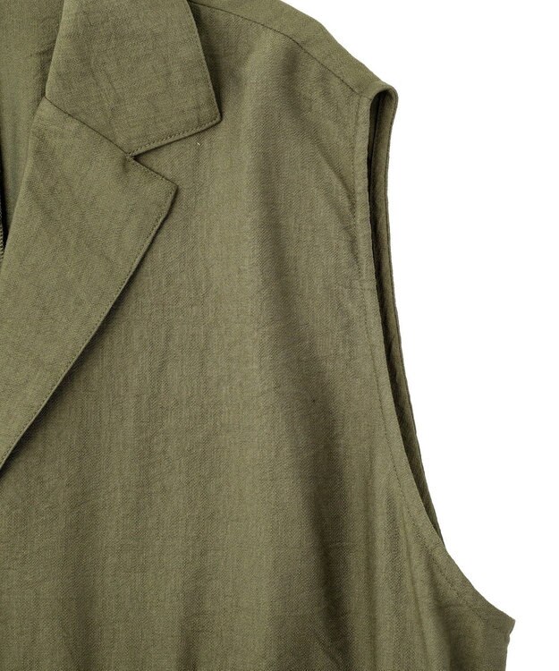 Green Parks ドロストミリタリーベスト Khaki