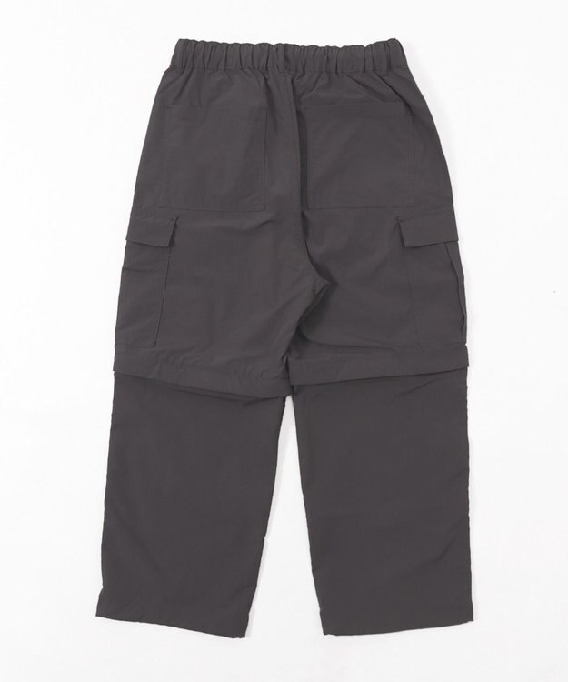 WEGO 【セットアップ対応ITEM】2WAYリップストップカーゴパンツ グレー