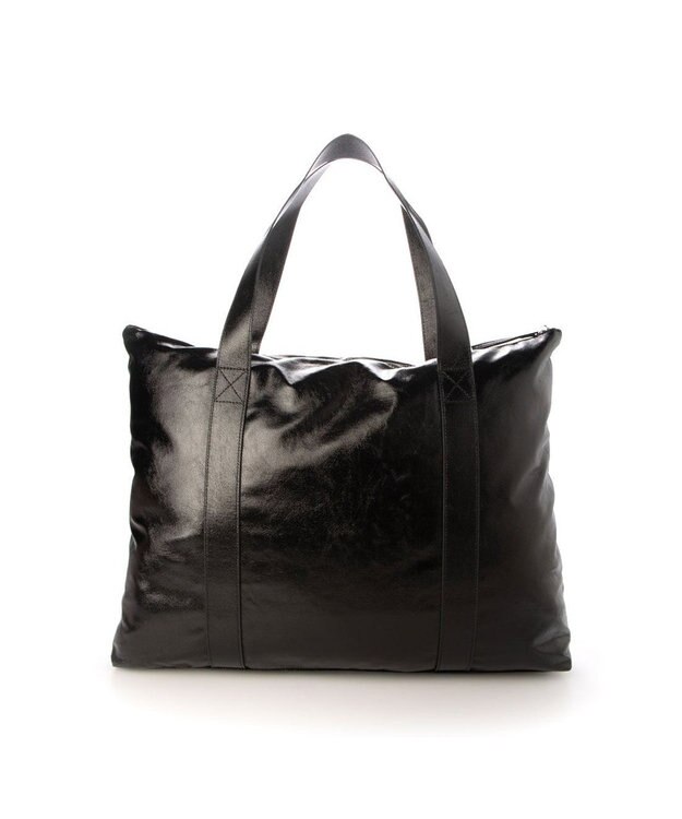 UNBILLION カシュカシュ cachecache / 綿コーティングビッグバッグ ブラック