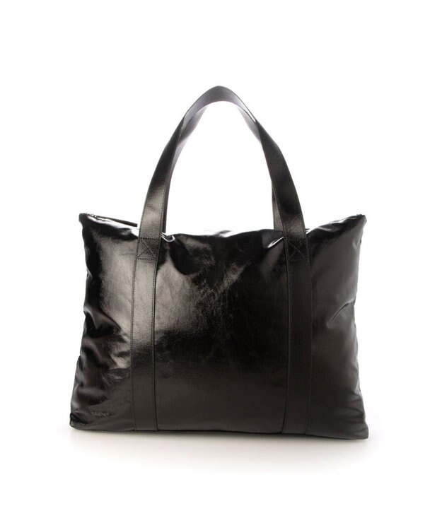 UNBILLION カシュカシュ cachecache / 綿コーティングビッグバッグ ブラック