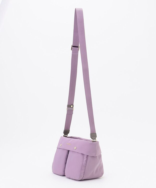 LA BAGAGERIE ダブルフロントポケットショルダー ライトパープル