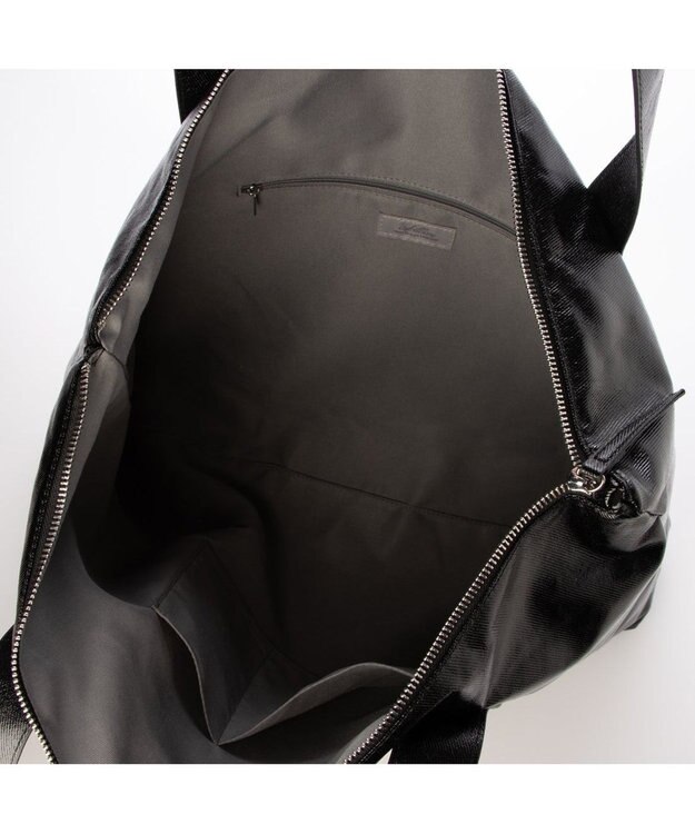 UNBILLION カシュカシュ cachecache / 綿コーティングビッグバッグ ブラック