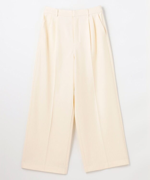 ANY 【LEE掲載/6サイズ展開/裏起毛/ウエストゴム】ウォームワイドパンツ オフ