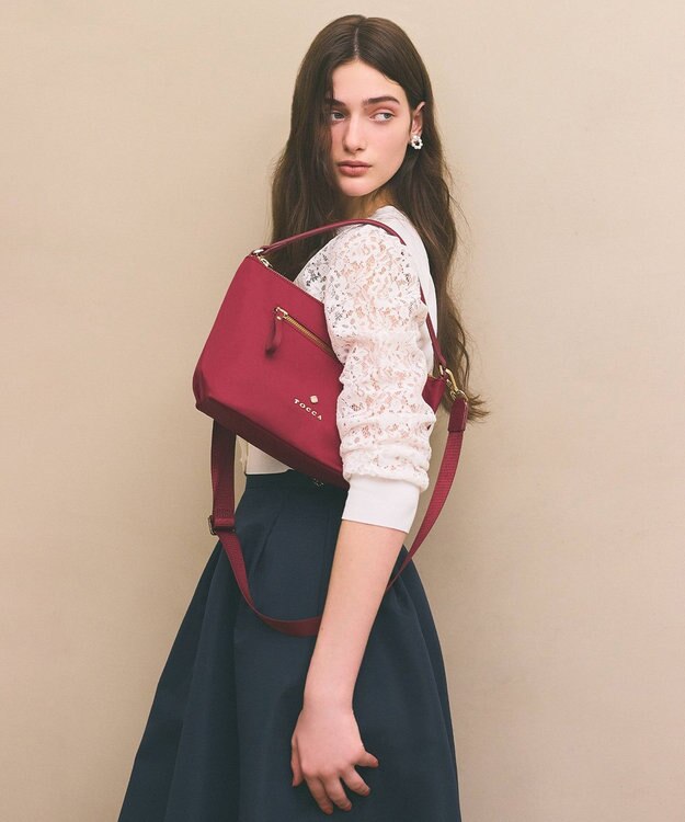TOCCA 【撥水】T-LUX NYLONBAG バッグ レッド系