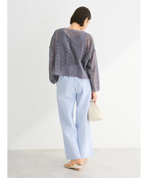 Green Parks ＳＥＴ２点　レースカーデ＋タンクトップ Dark Blue